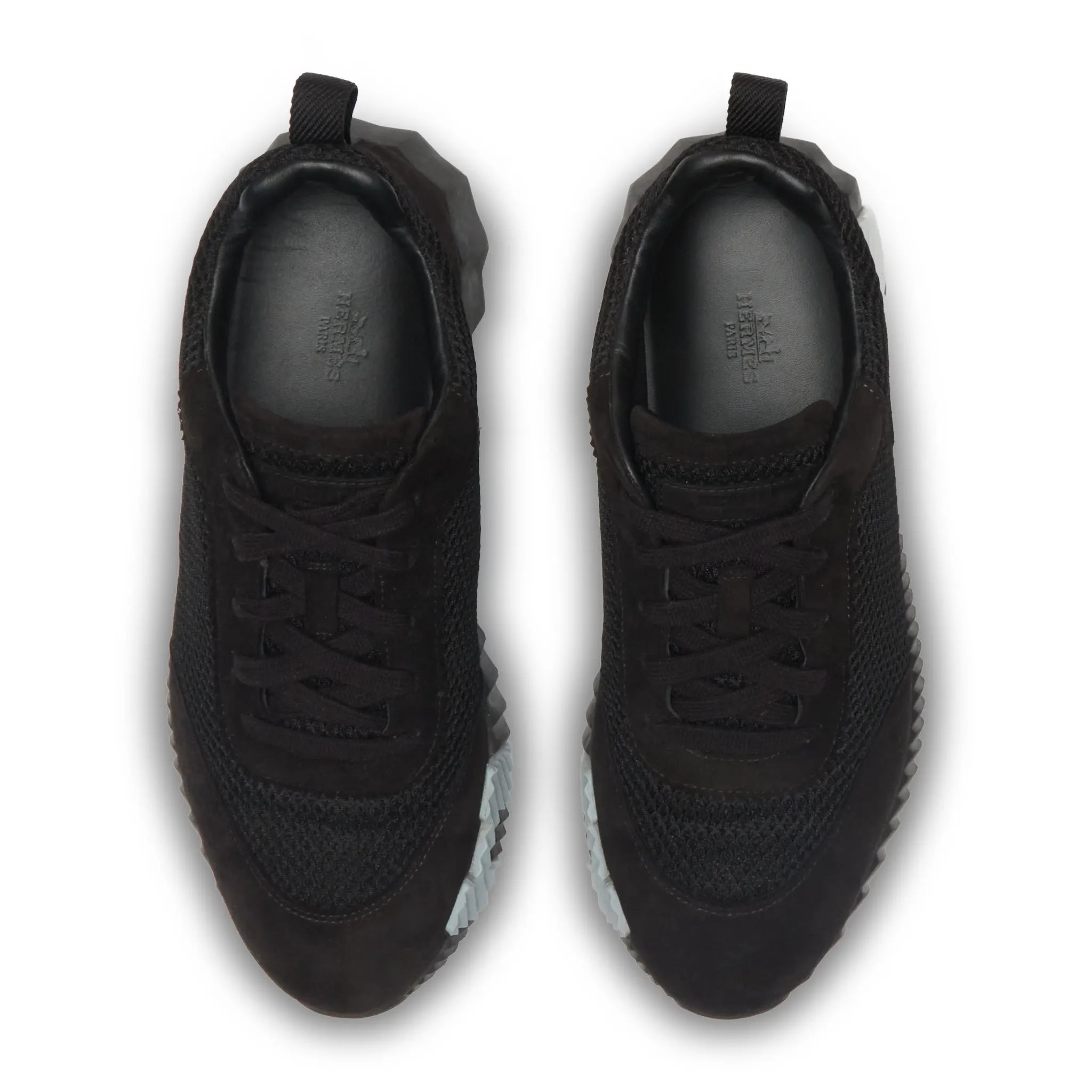 Upper View of Preloved - Hermès Paris Bouncing Sneaker Black H232856ZH01415